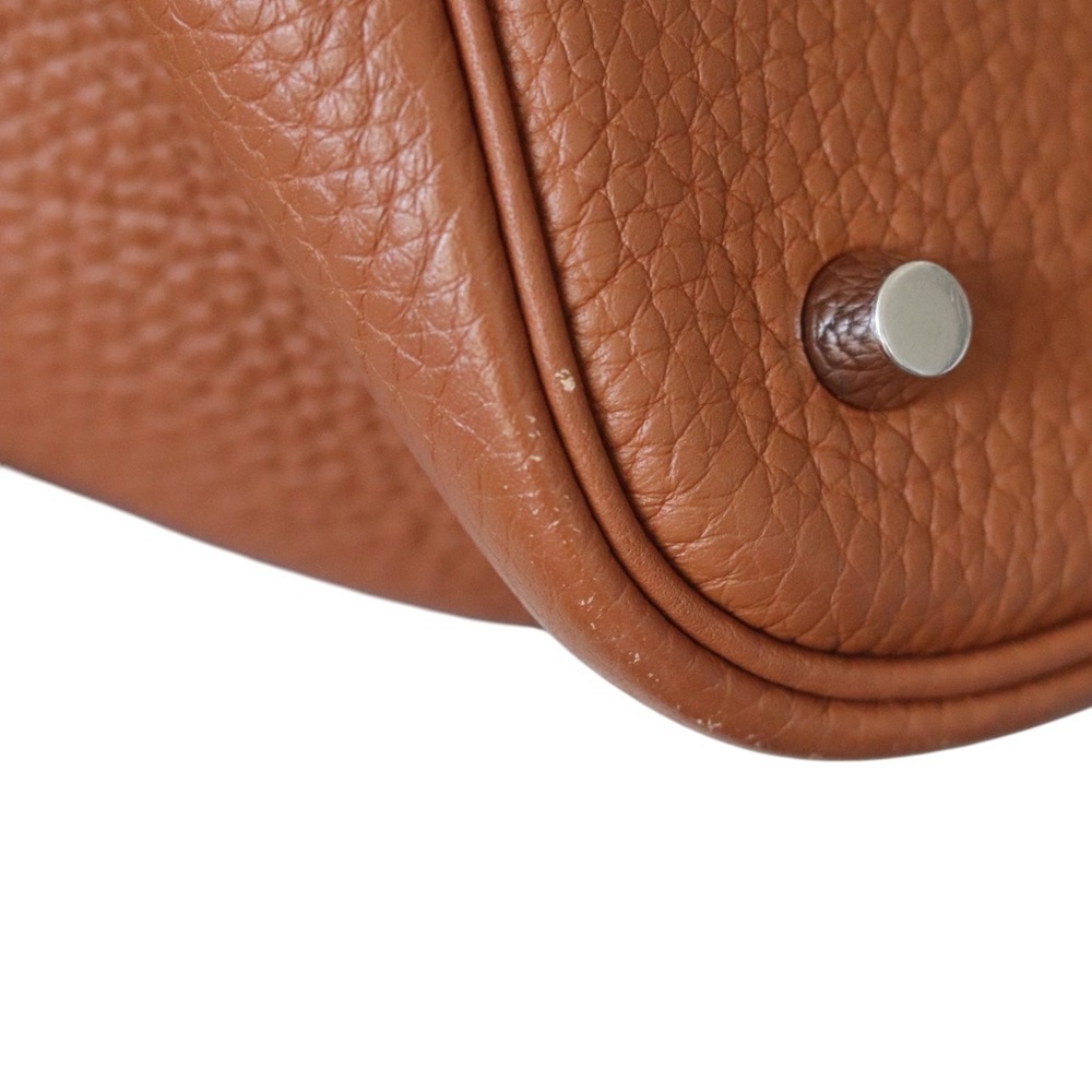 Hermes Picotin Lock‎ 22 MM Gold Clemence Palladium Hardware - Picture 9 of 15